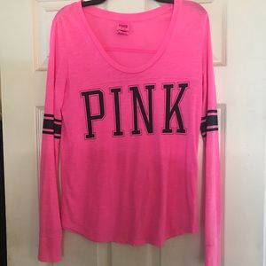 Victoria’s Secret / Pink Long Sleeve Hot Pink Top